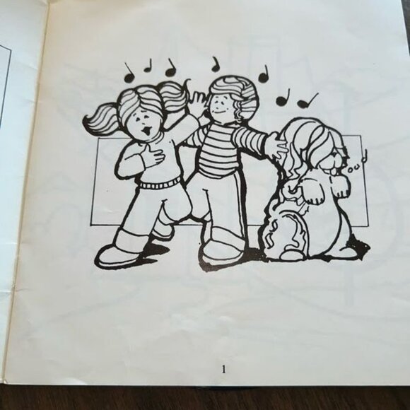 Sing-A-Long Song Book Happy Songs KSR 368 Vintage Kid Stuff Records Rare! - Picture 6 of 12